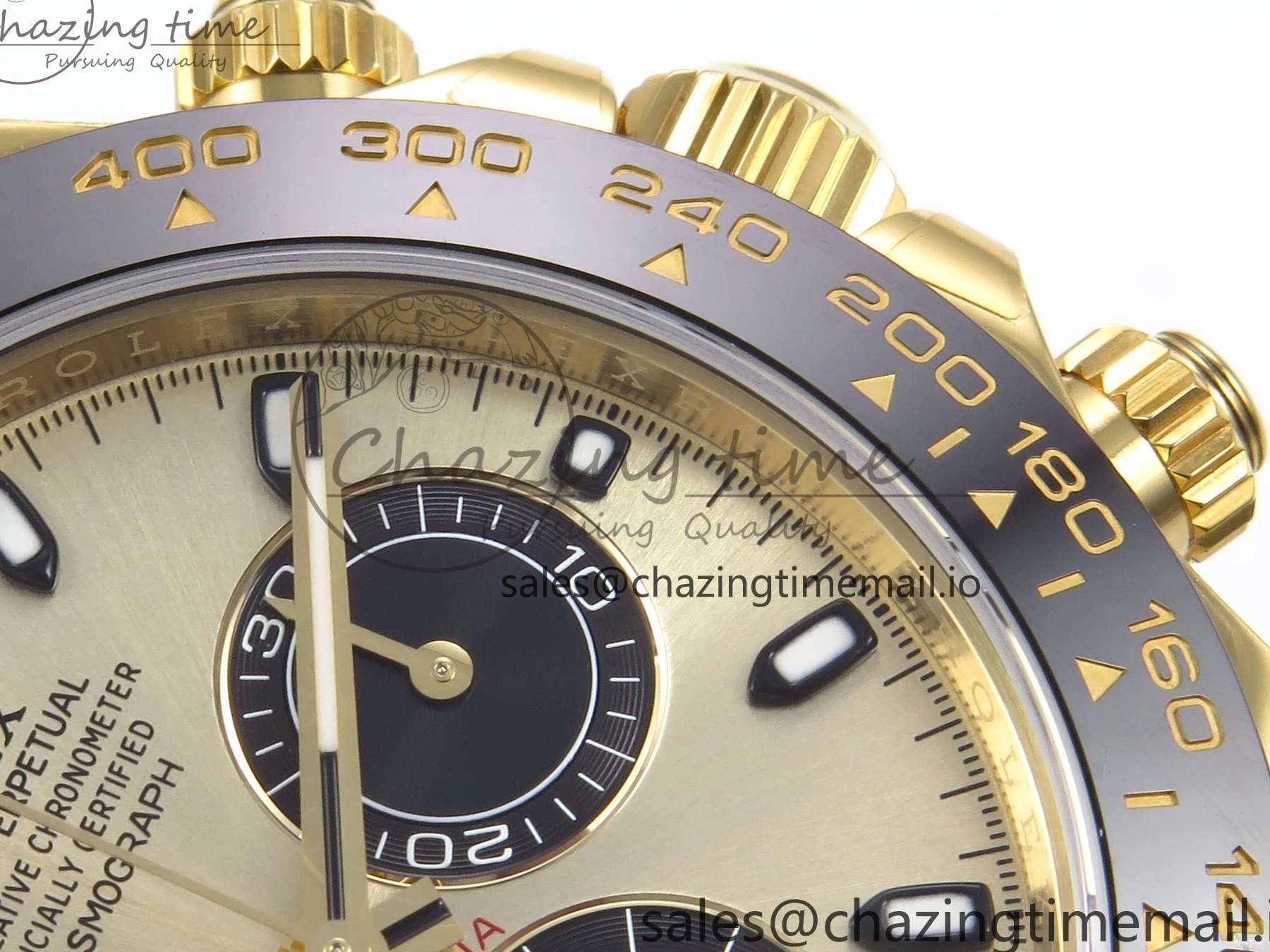 MiroTime 0901 Daytona 116518 VSF 1:1 Best Edition 904L Steel YG Dial on Oysterflex Strap DD Sustainable 1003